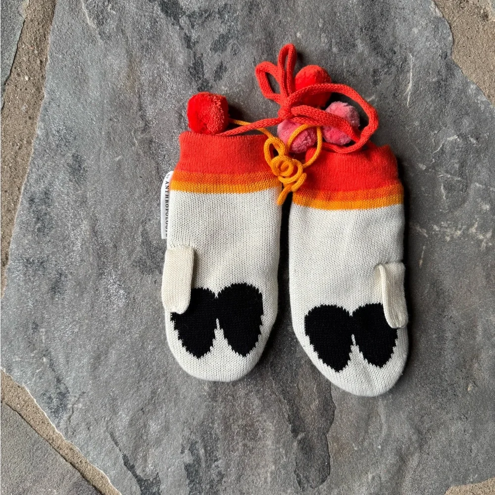 New🌟Anthropologie Teddy Bear Toddler Mittens